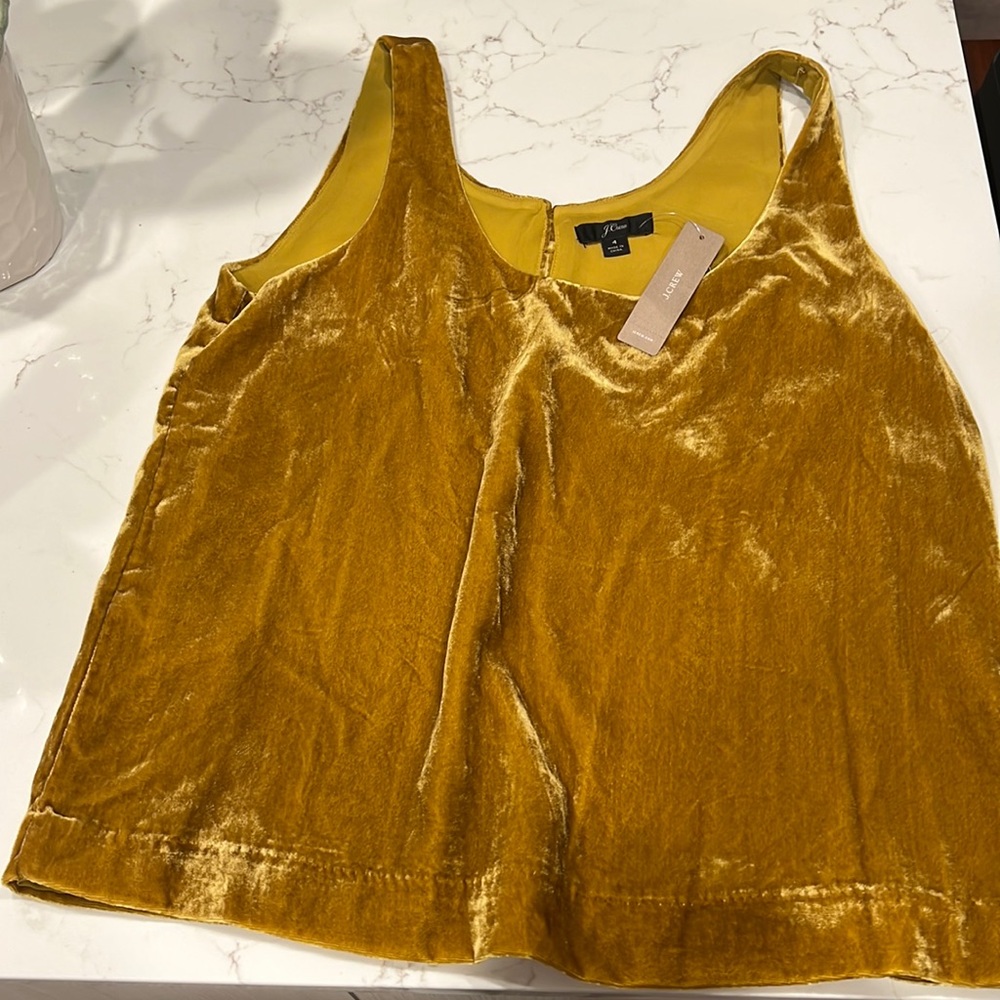 Mustard Jcrew Tank